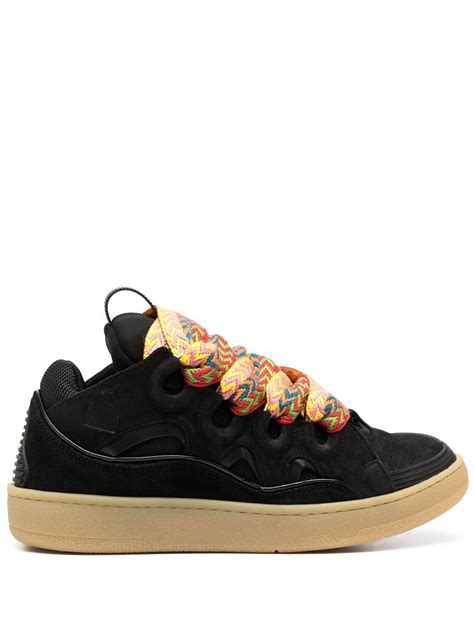 lanvin curb low top sneakers.